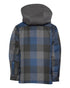 OVERTIME HOODED FLANNEL JACKET - YOUTH